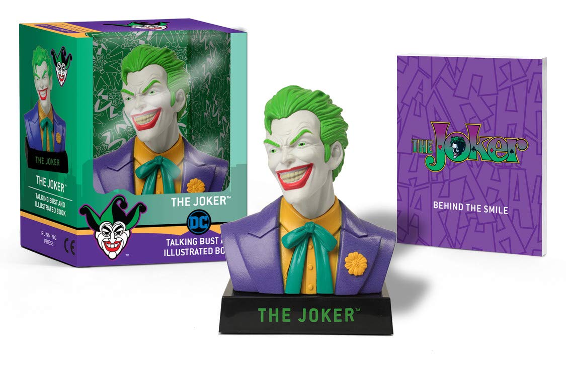 Joker Talking Bust and Illustrated Book | Matthew K. Manning