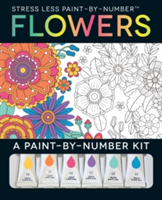 Stress Less Paint-By-Number Flowers | Adams Media
