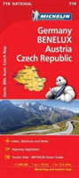 Germany, Benelux, Austria, Czech Republic National Map 719 |