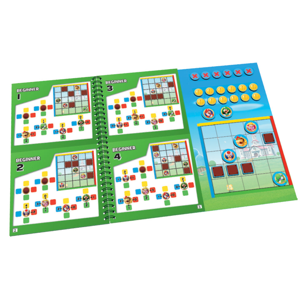 Joc de logica magnetic - Super Mario - Colectionarii de monede | Thinkfun