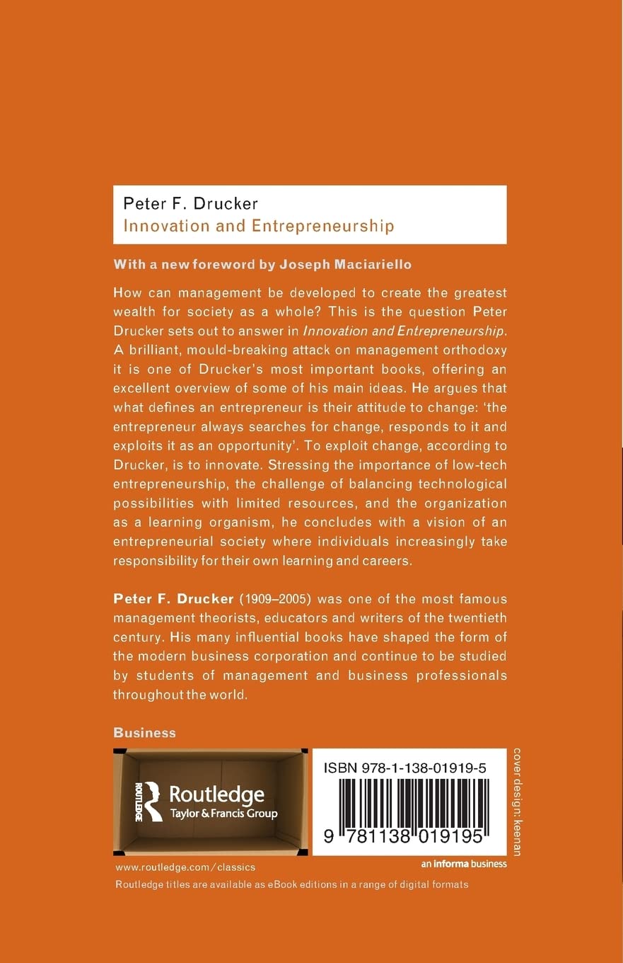 Innovation and Entrepreneurship | Peter Drucker