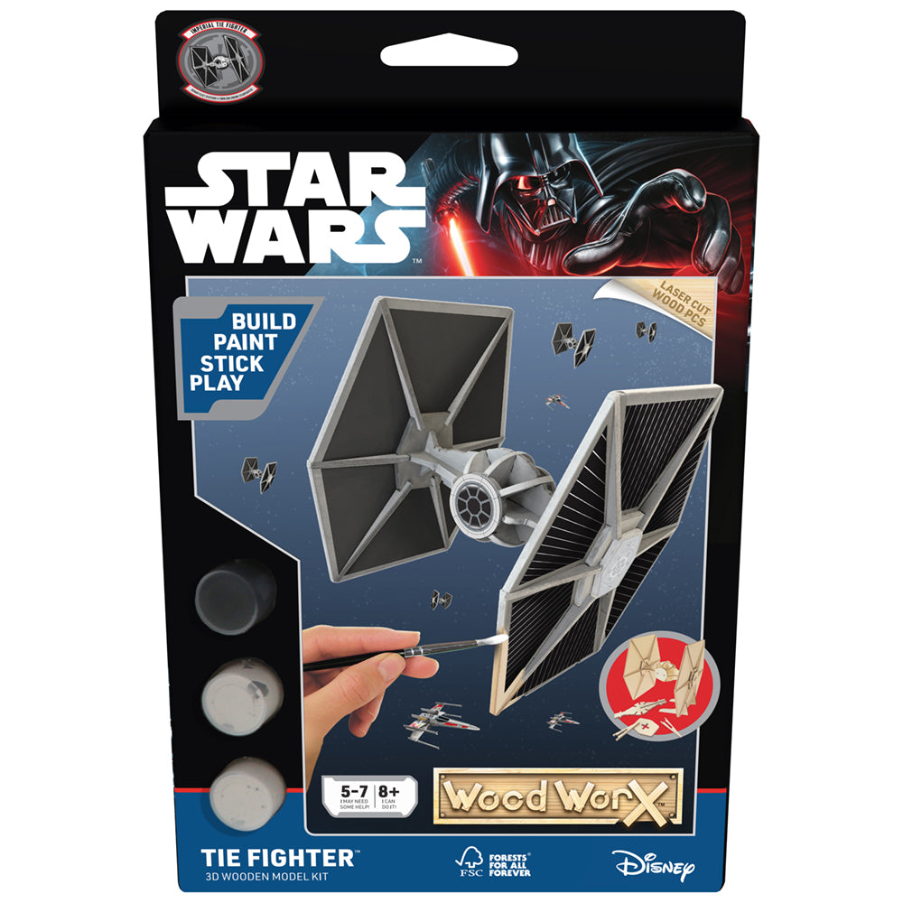 Macheta de asamblat - Star Wars - Tie Fighter | Wood WorX - 4 | YEO