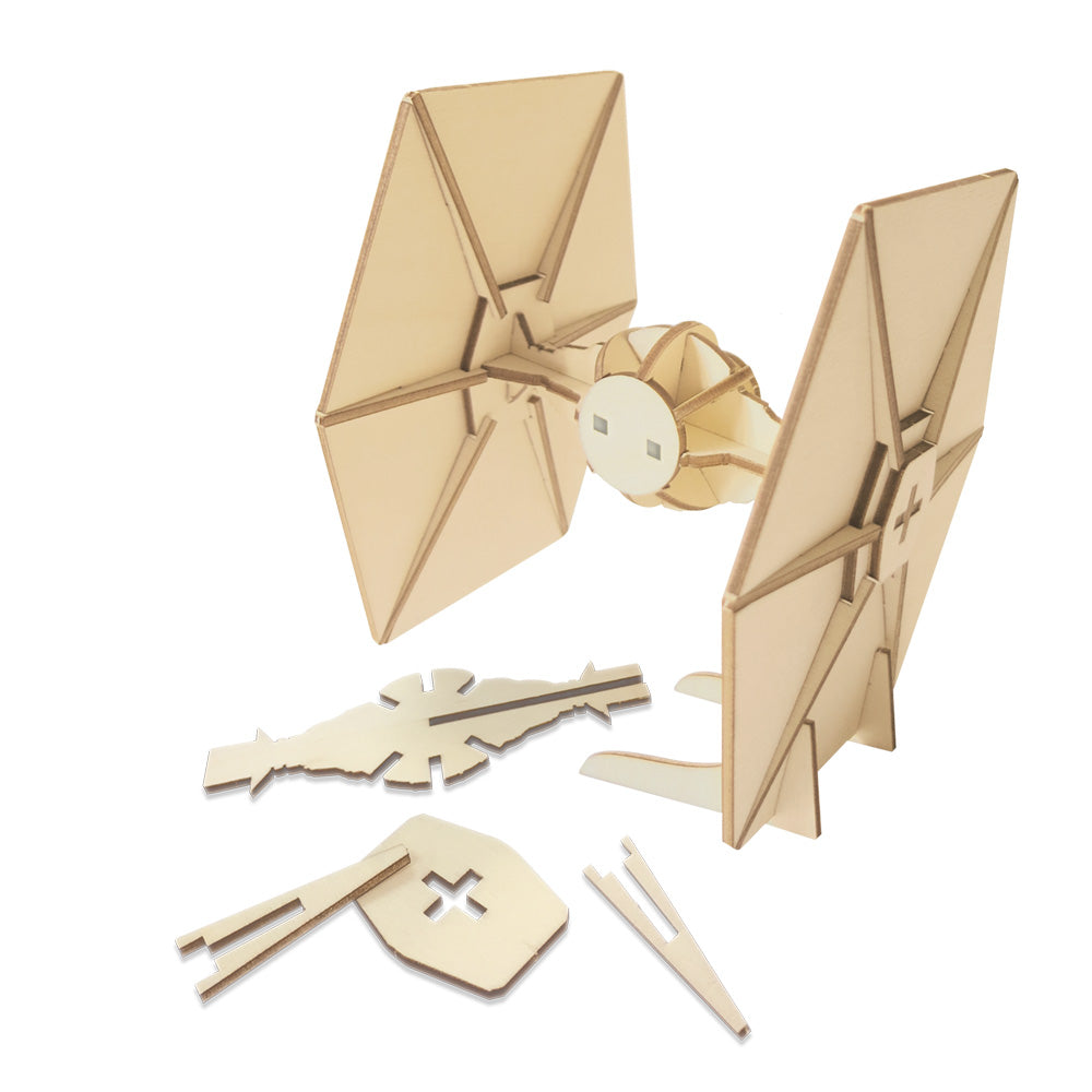 Macheta de asamblat - Star Wars - Tie Fighter | Wood WorX - 2 | YEO