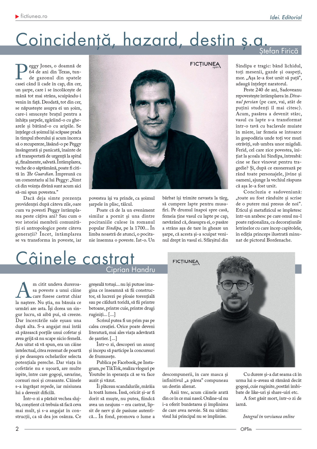 Fictiunea OPTm - Nr. 89, 2 octombrie 2023 |