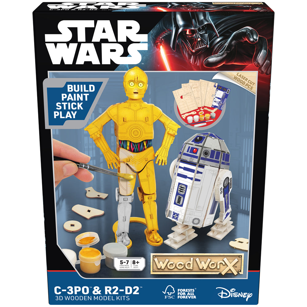 Macheta de asamblat - Star Wars - C-3PO & R2D2