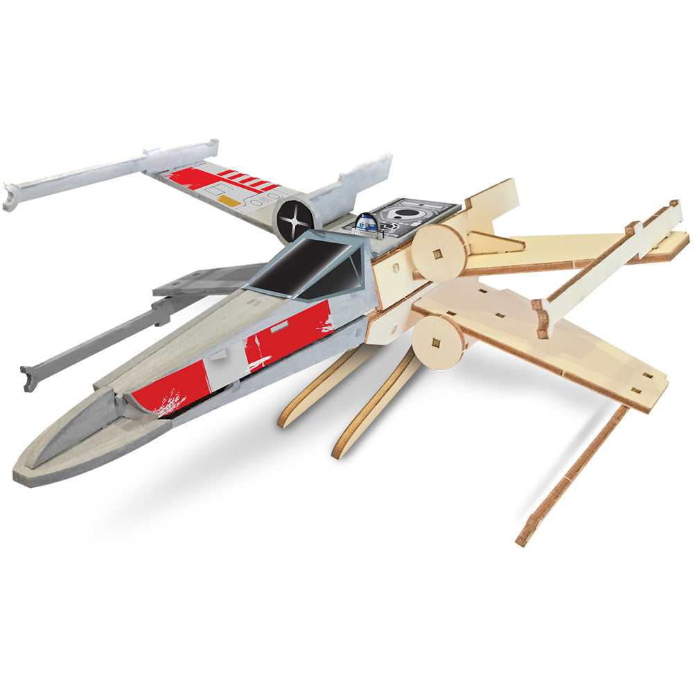 Macheta de asamblat - Star Wars - X-Wing Starfighter | Wood WorX