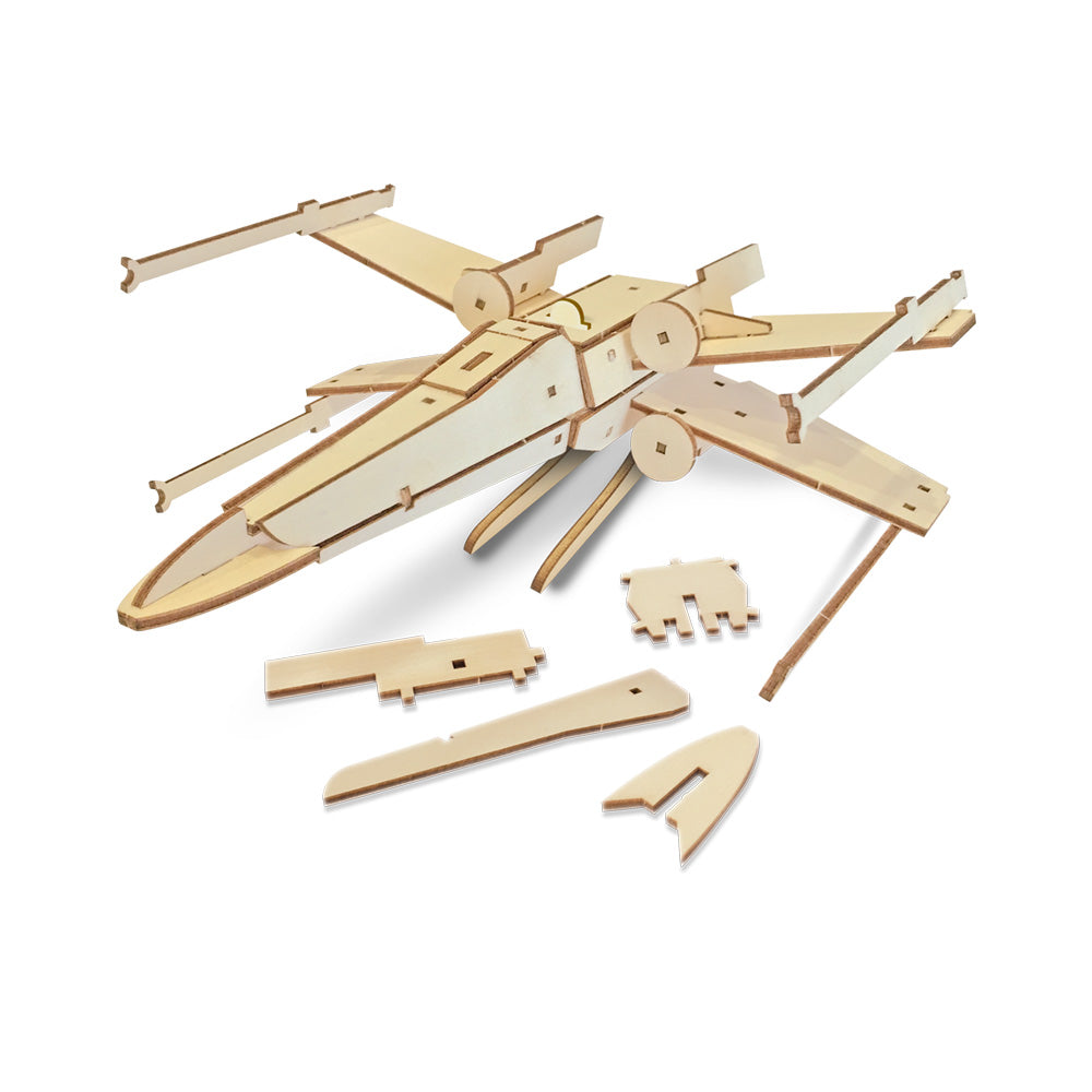 Macheta de asamblat - Star Wars - X-Wing Starfighter | Wood WorX - 1 | YEO