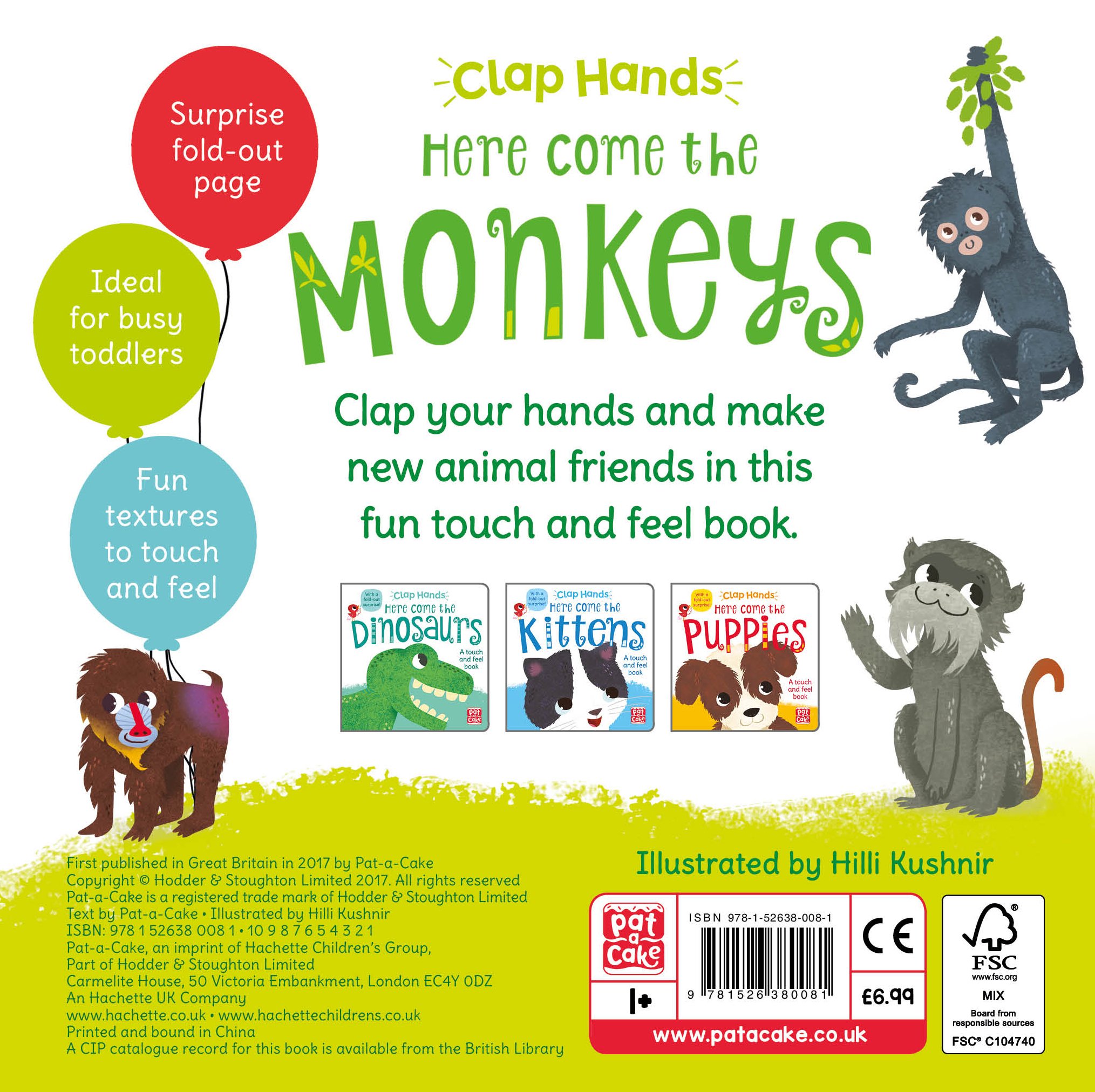 Clap Hands: Here Come the Monkeys | Pat-a-Cake - 1 | YEO