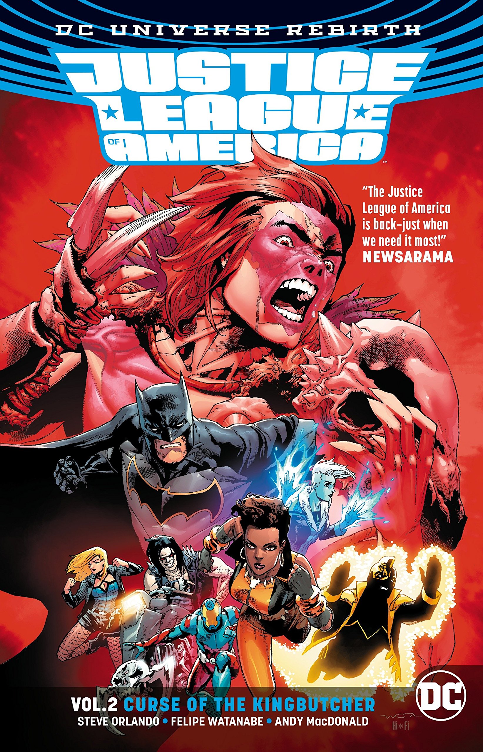 Justice League Of America Vol. 2 Curse Of The Kingbutcher (Rebirth) | Steve Orlando