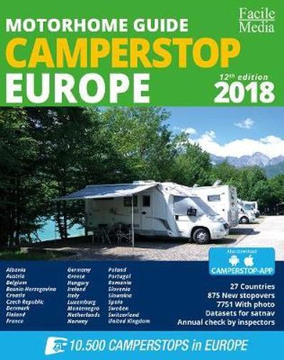 Motorhome guide Camperstop Europe 27 countries 2018 |