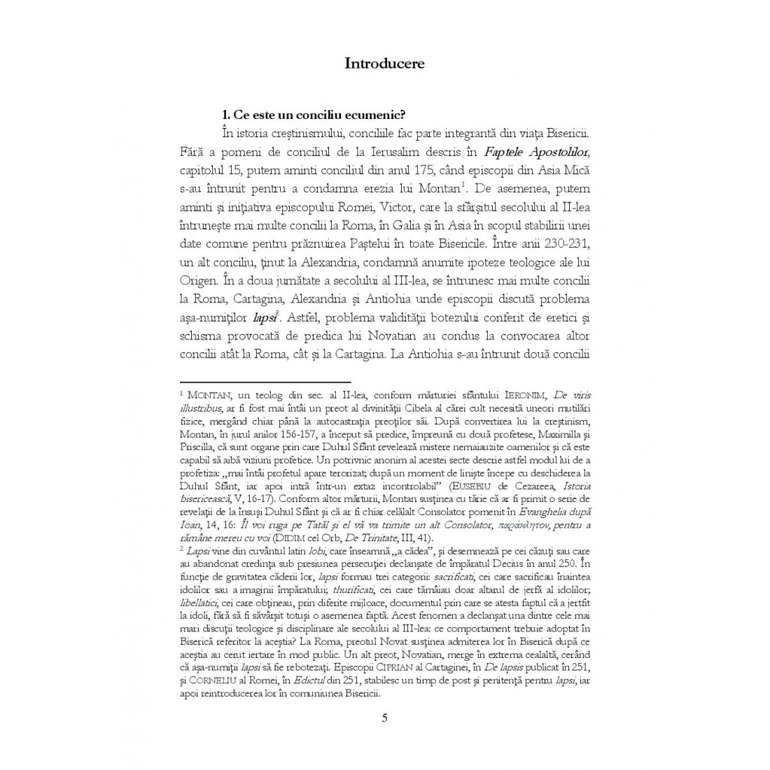 Conciliile ecumenice: Niceea I si Constantinopol I. Monografii | Lucian Dinca