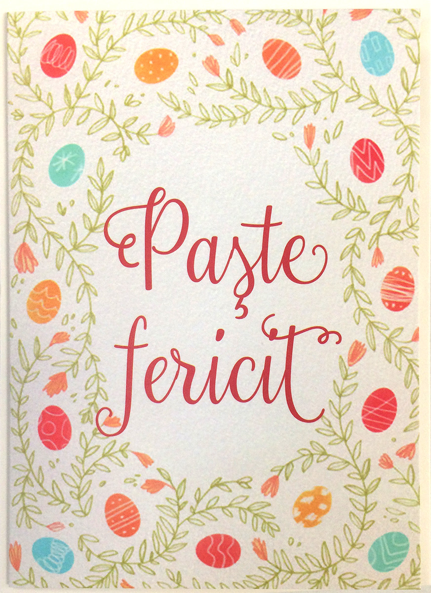 Felicitare - Paste fericit | Mink