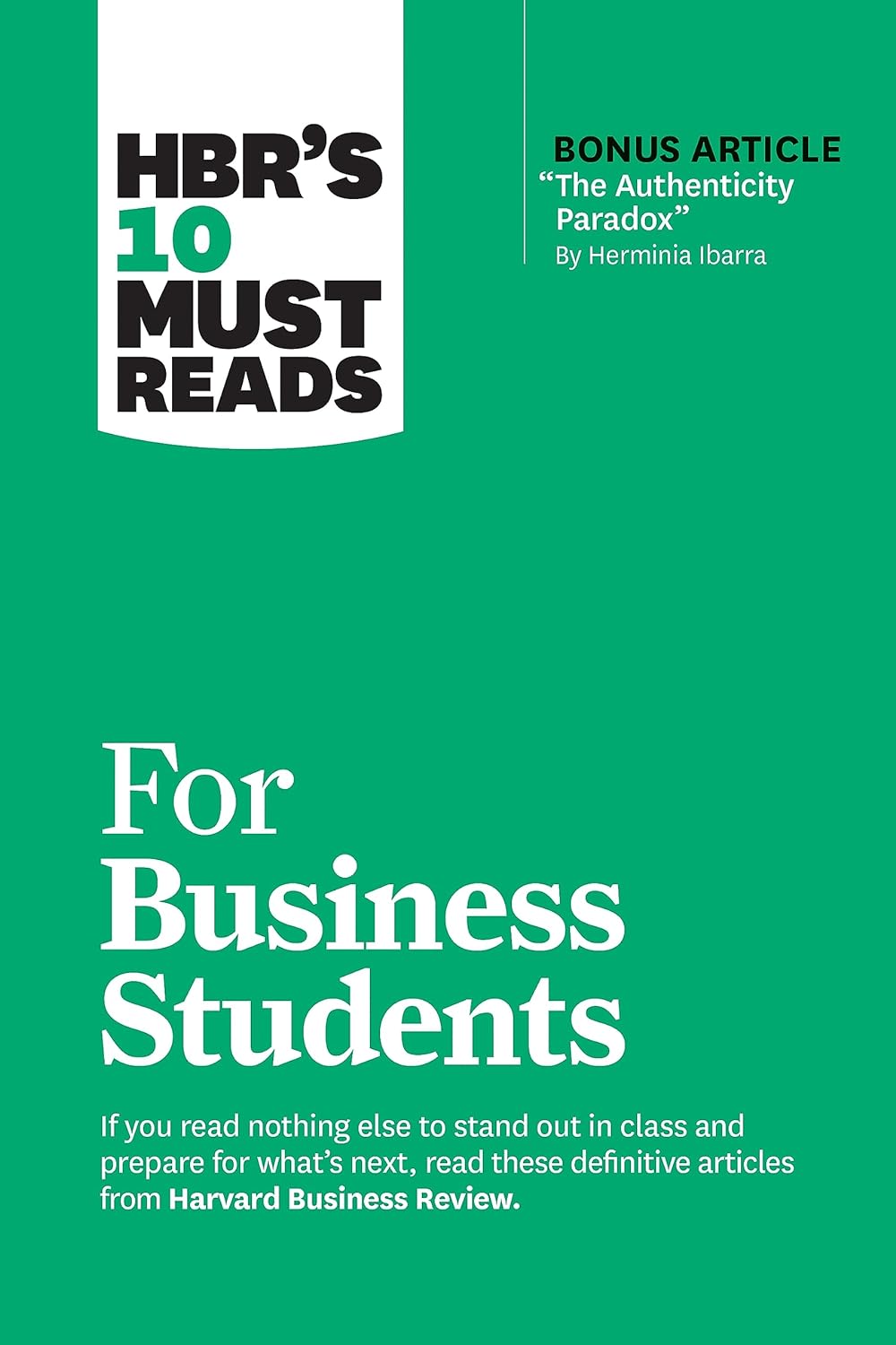 HBR\'s 10 Must Reads for Business Students |