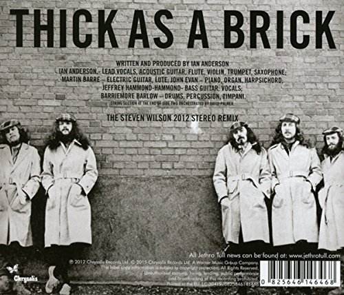 Thick As a Brick (The 2012 Steven Wilson Stereo Remix) | Jethro Tull