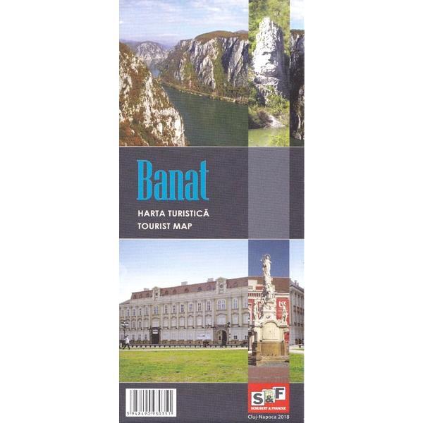 Banat – Harta Turistica | carturesti.ro imagine 2022