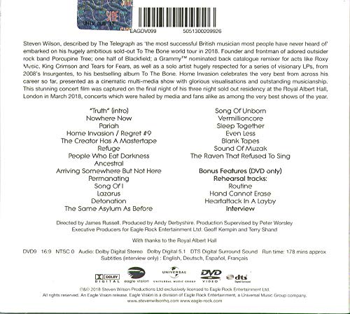 Home Invasion - In Concert At The Royal Albert Hall (CD+ DVD) | Steven Wilson