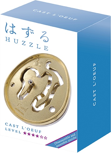 Puzzle - Huzzle Cast L'ouef silver / gold | Eureka
