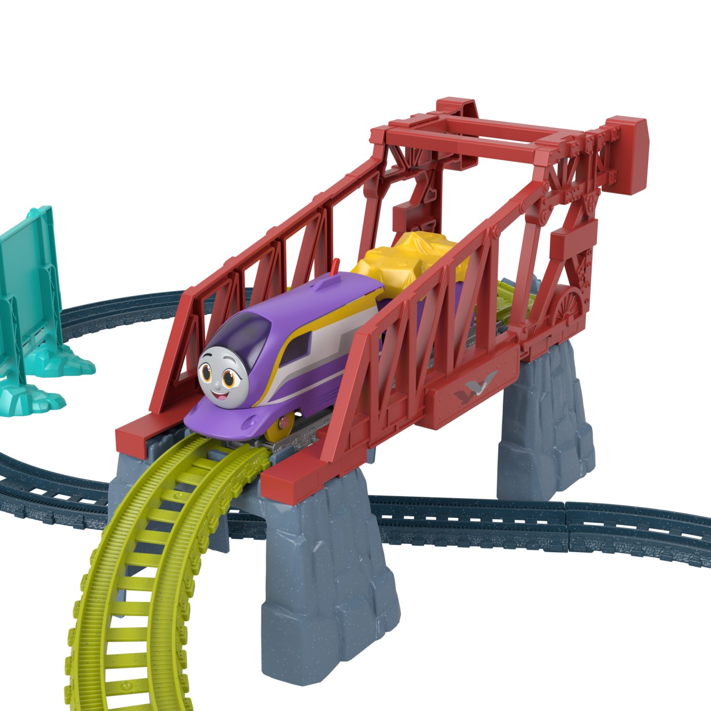 Set de joaca - Locomotiva motorizata - Kana, cu accesorii | Fisher-Price - 2 | YEO