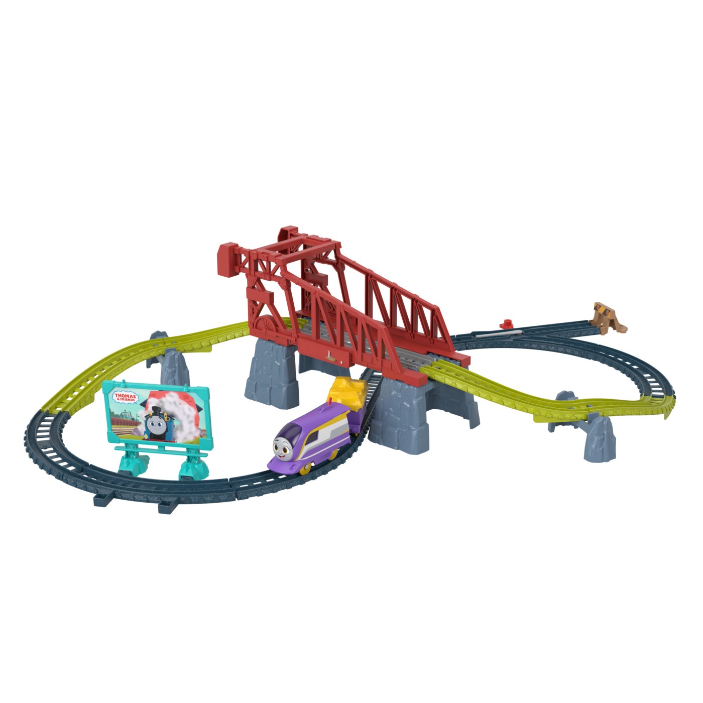 Set de joaca - Locomotiva motorizata - Kana, cu accesorii | Fisher-Price - 4 | YEO