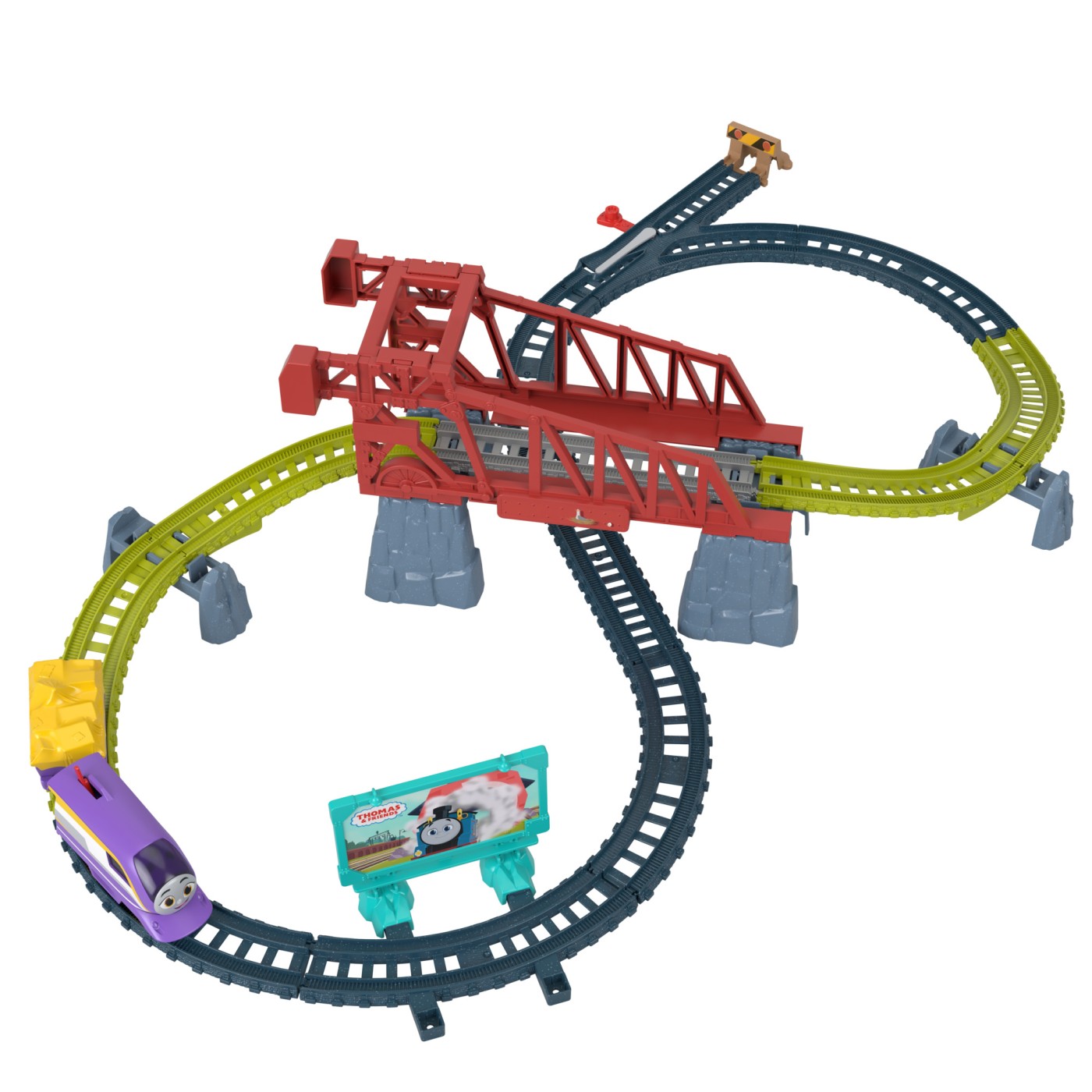 Set de joaca - Locomotiva motorizata - Kana, cu accesorii | Fisher-Price - 5 | YEO