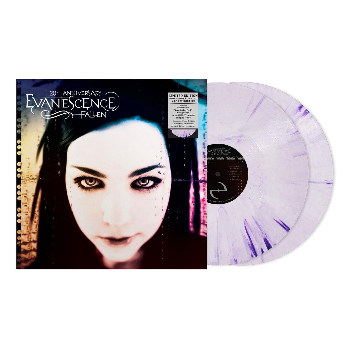 Fallen - Limited White & Purple Marble Vinyl LP2 | Evanescence