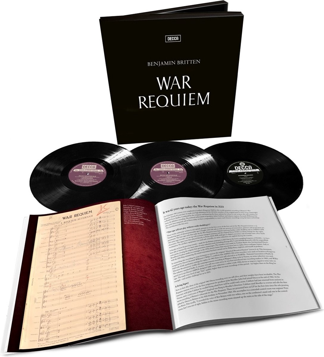 War Requiem - Vinyl LP3 | Benjamin Britten, London Symphony Orchestra