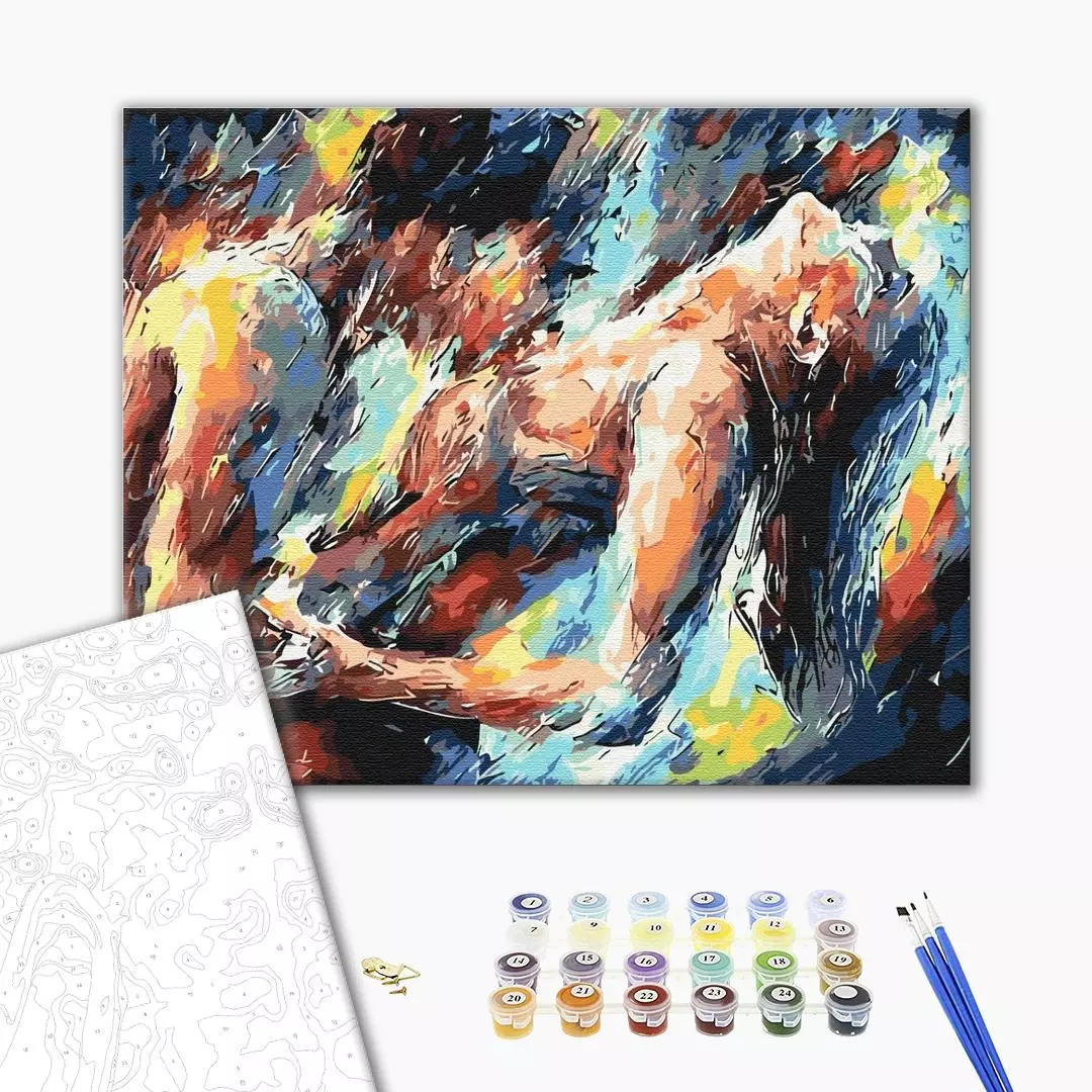 Set pictura pe numere - Paints of passion | Brushme