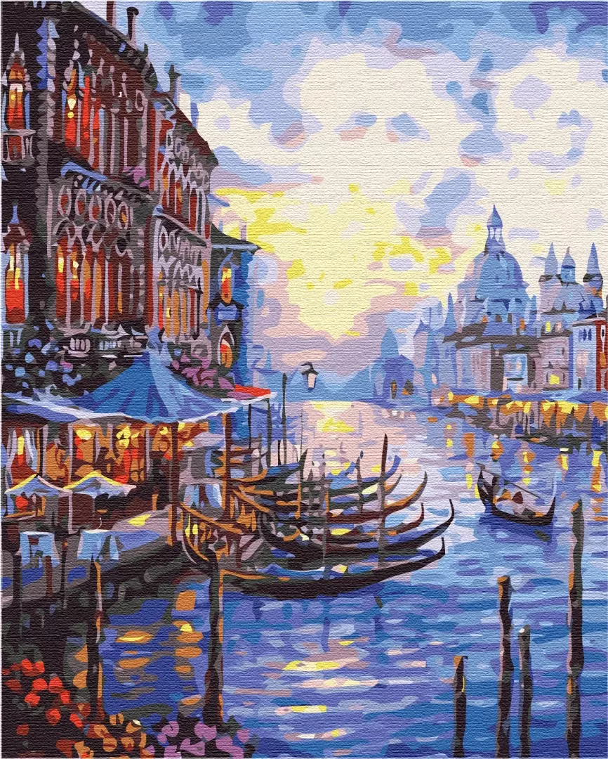 Set pictura pe numere - Beautiful Venice | Brushme