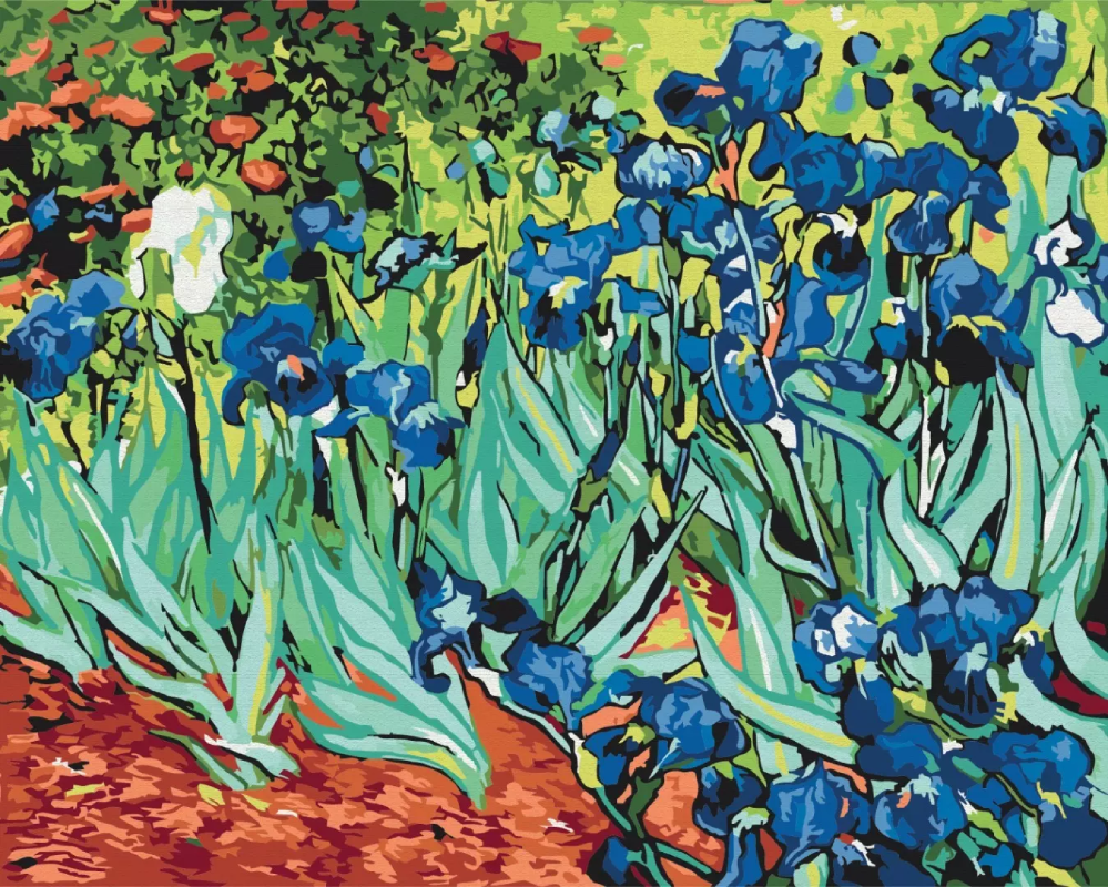 Set pictura pe numere - Van Gogh - Irises