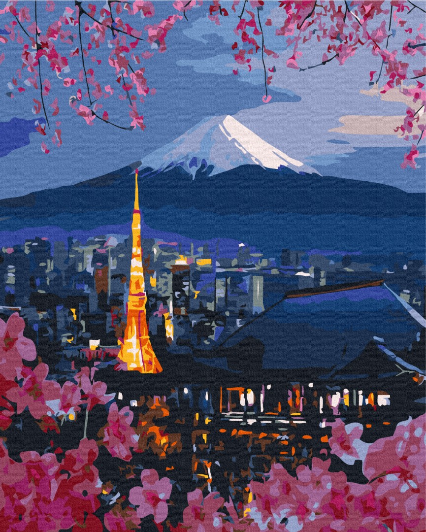 Set pictura pe numere - Travel in Japan | Brushme - 1 | YEO