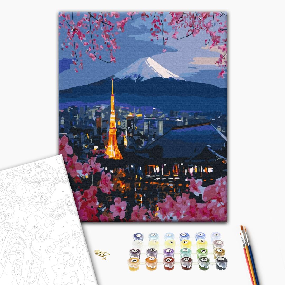 Set pictura pe numere - Travel in Japan | Brushme