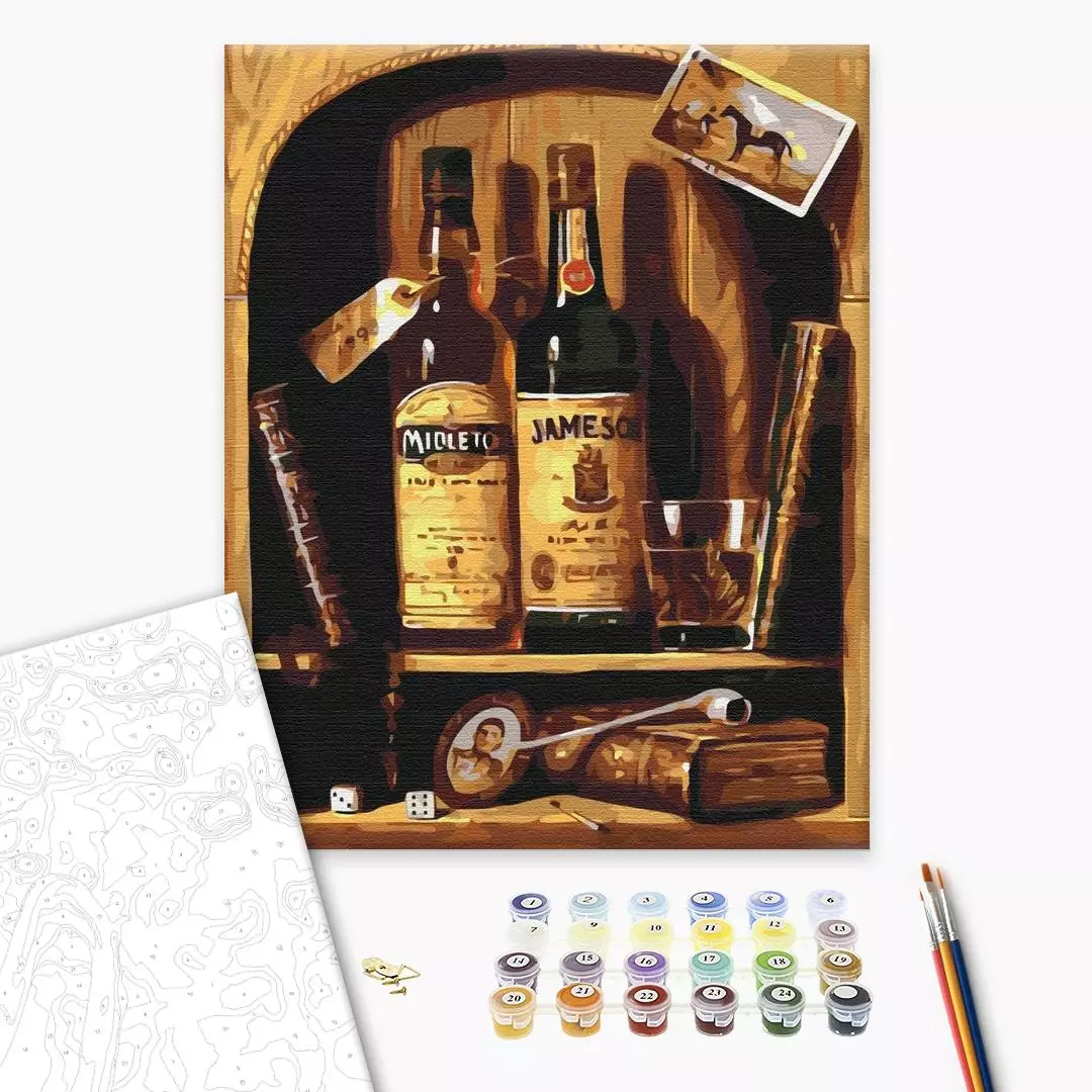 Set pictura pe numere - Gift set | Brushme