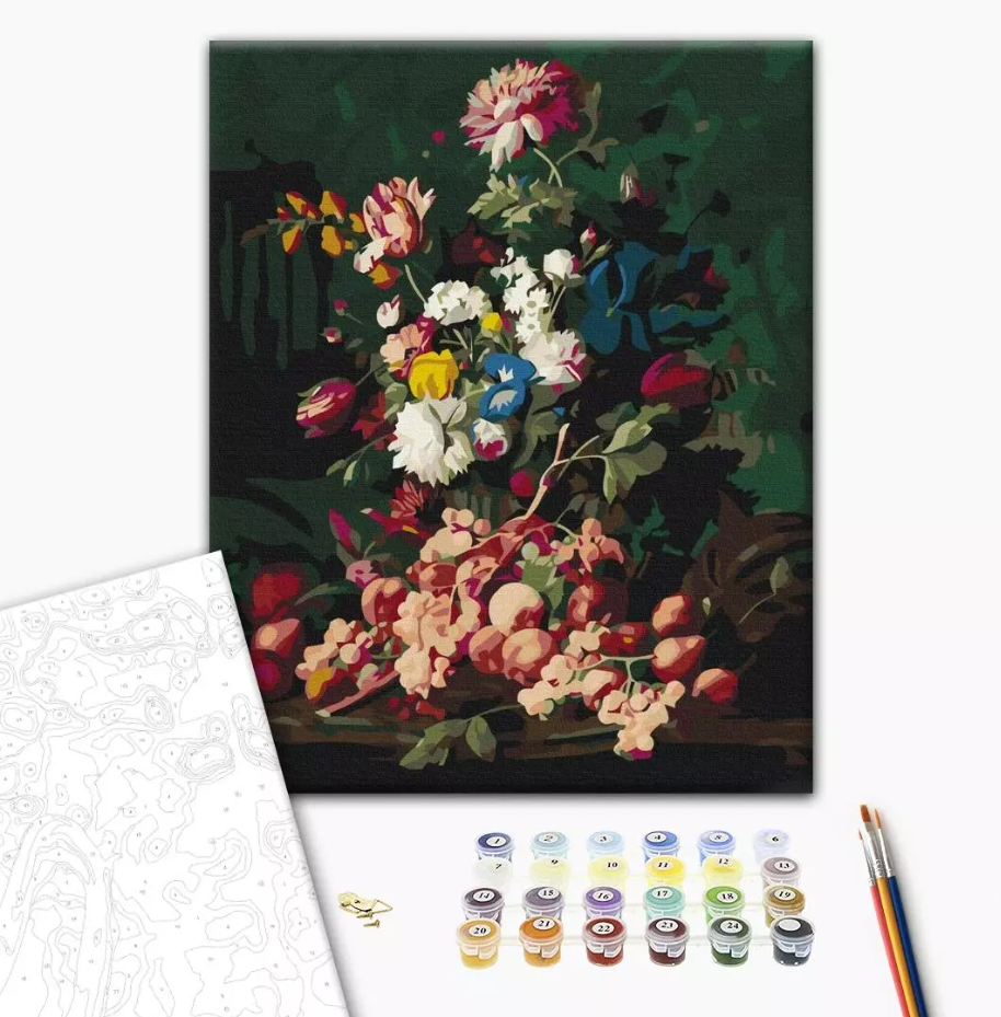 Set pictura pe numere - Summer still life | Brushme