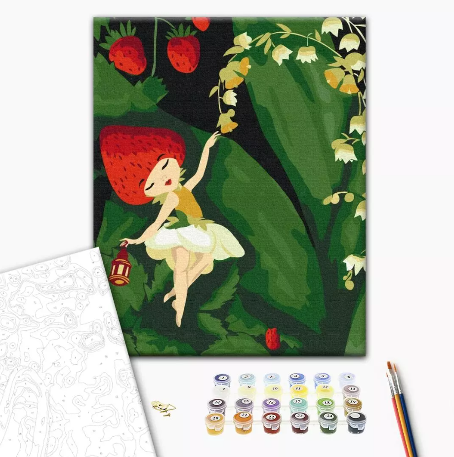 Set pictura pe numere - Alena Dirizhenko - Sunberry Fairy | Brushme