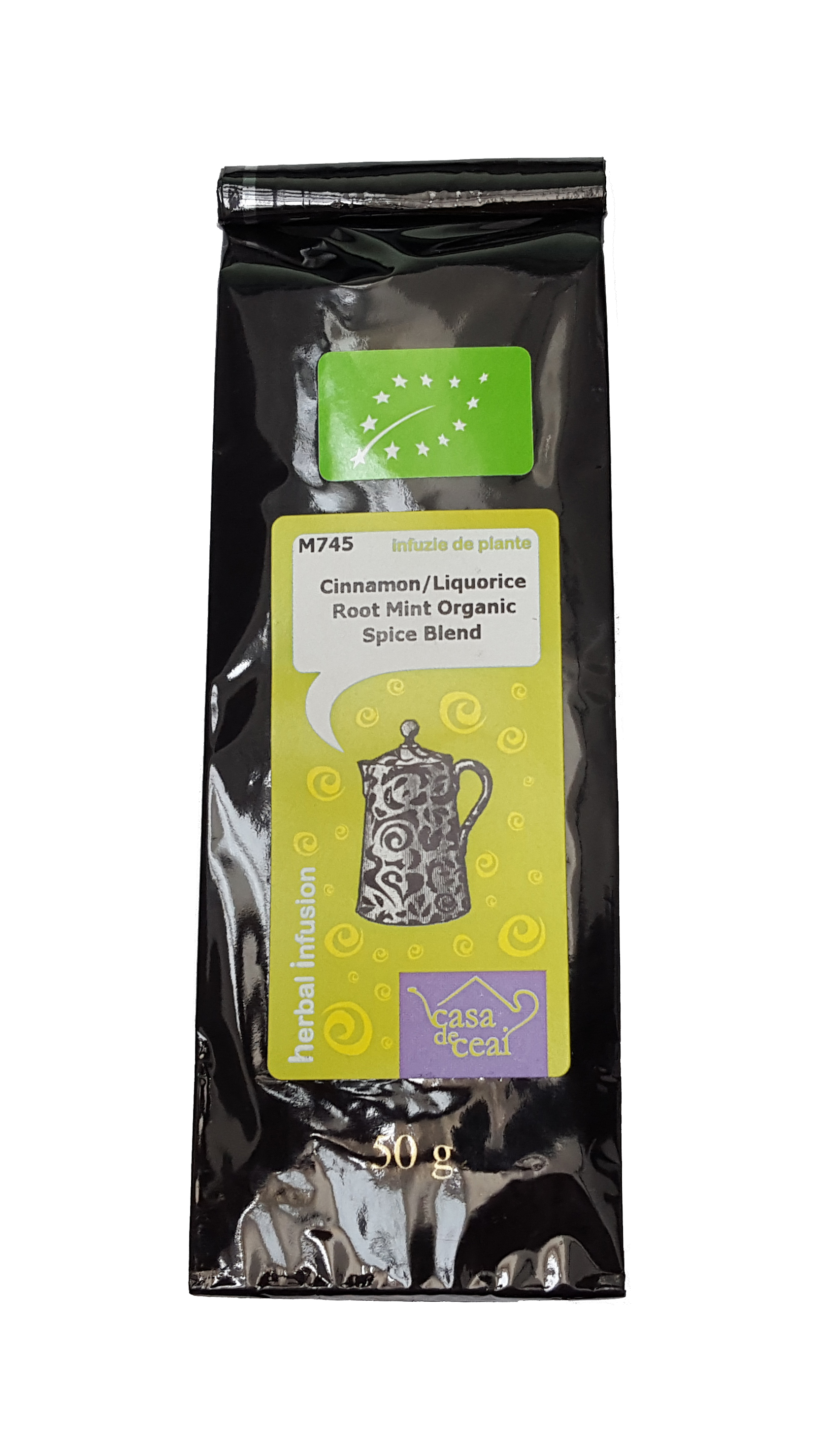 M745 Cinnamon / Liquorice Root Mint Organic Spice Blend | Casa de ceai