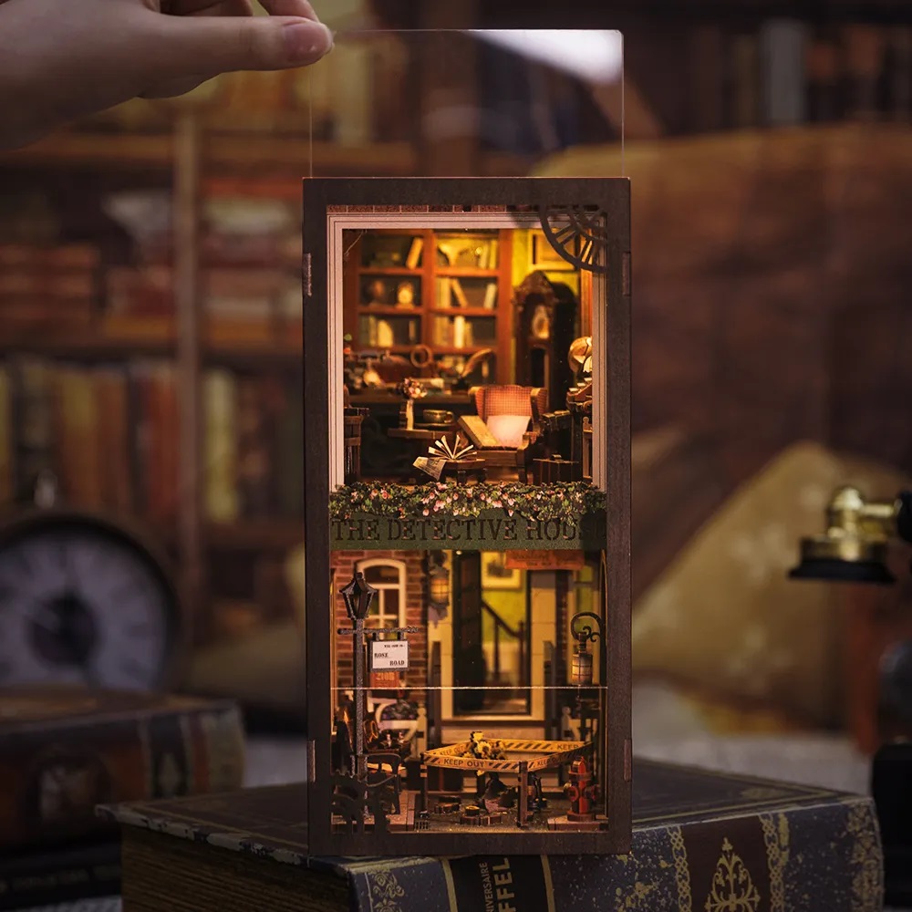 Puzzle 3D - Cotor de carte DIY - Rose Detective Agency | Robotime - 2