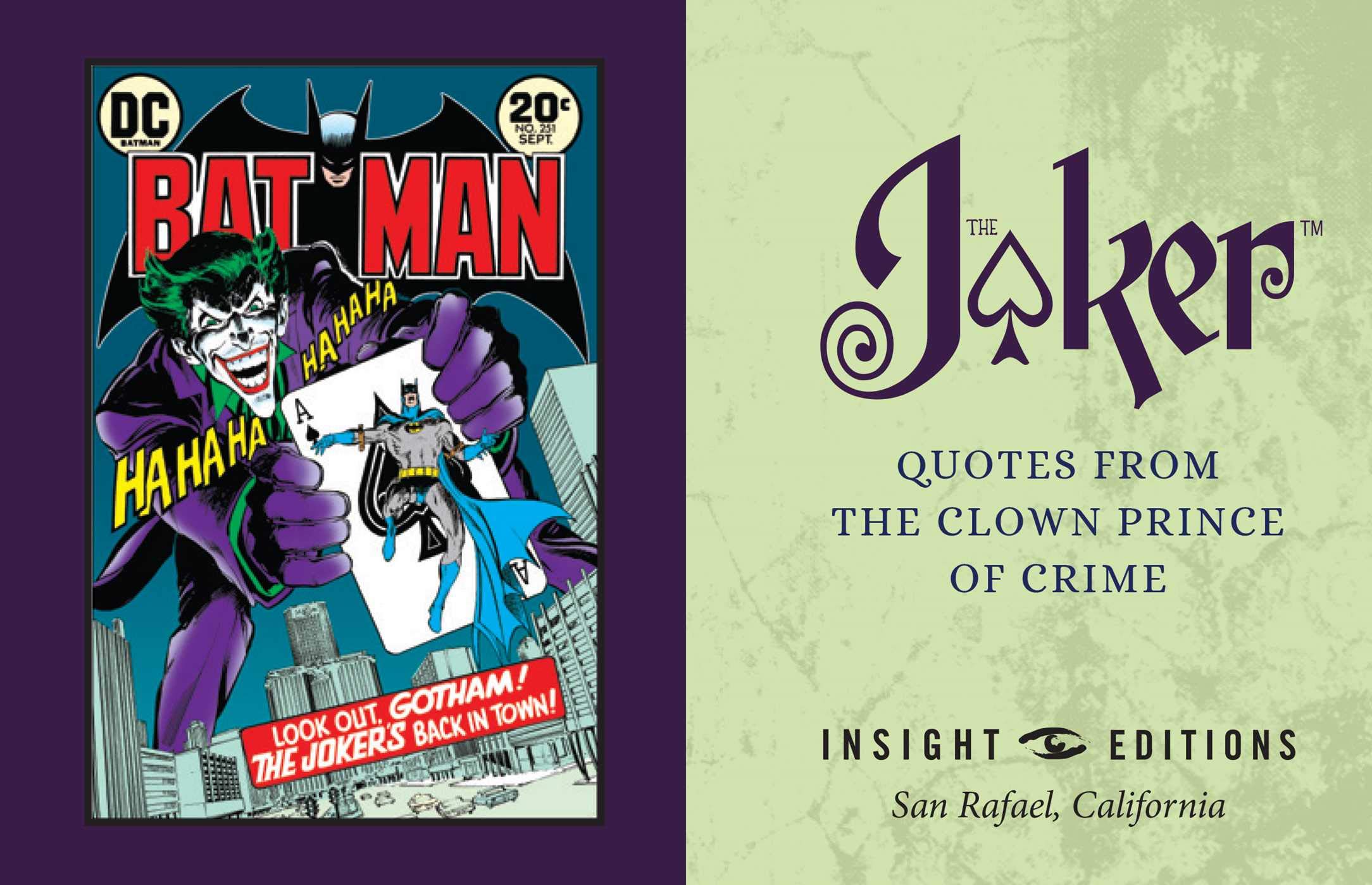 DC Comics: The Wisdom of The Joker | Insight Editions - 3 | YEO