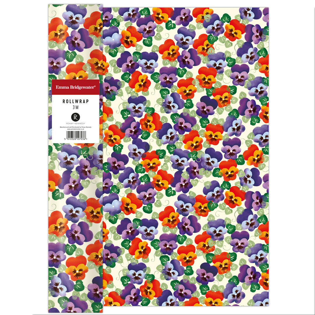 Hartie de impachetat - Purple Pansy | Emma Bridgewater