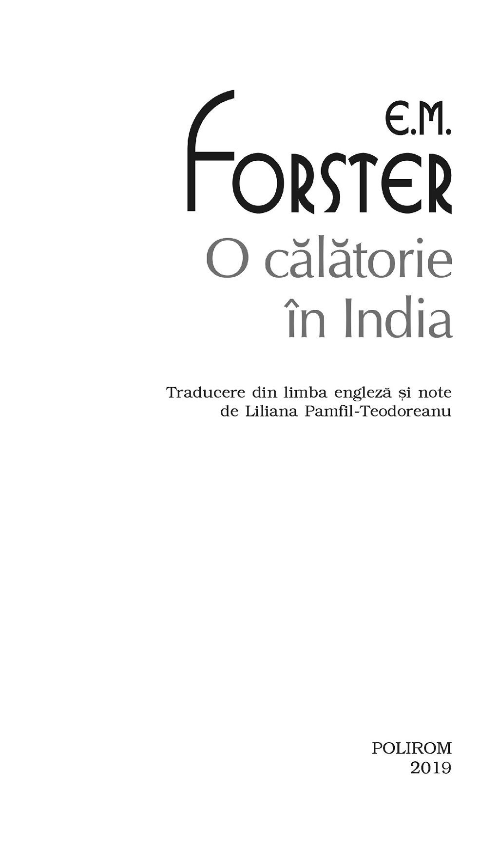 O calatorie in India | E.M. Forster - 2