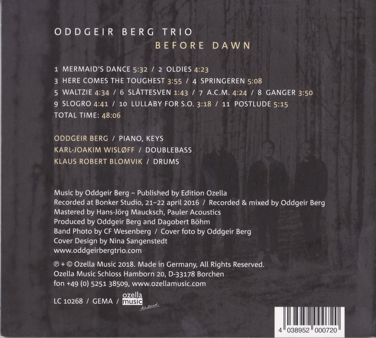 Before Dawn | Oddgeir Berg Trio