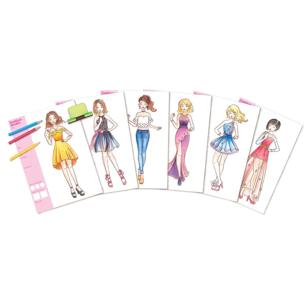 Kit creativ - KidzMaker - Studio Fashion Designer | 4M - 1 | YEO