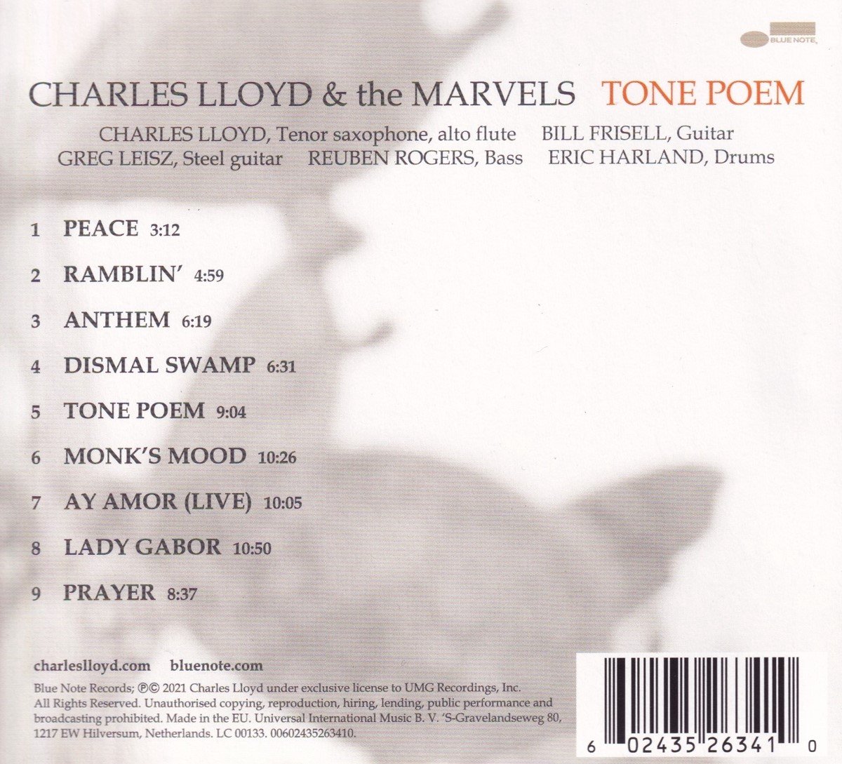 Tone Poem | Charles Lloyd, The Marvels