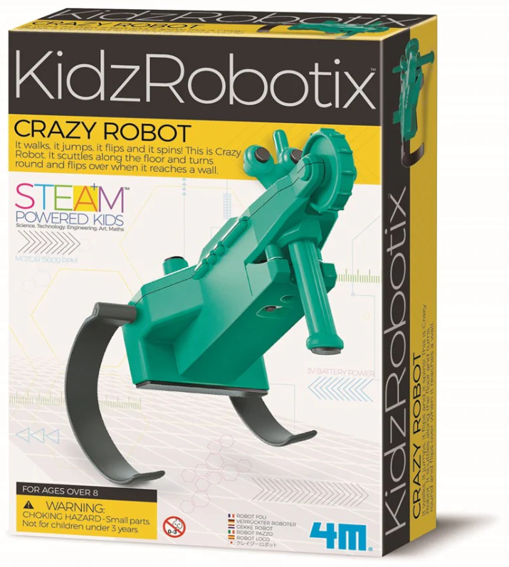 Kit constructie robot - Crazy Robot | 4M - 2 | YEO