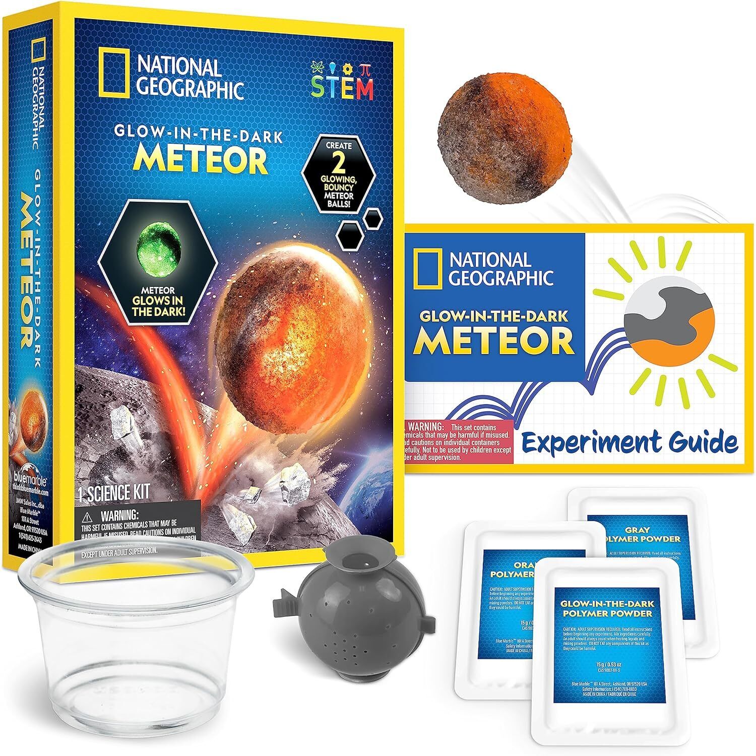 Kit educativ - National Geographic - Glow In The Dark - Meteor | National Geographic