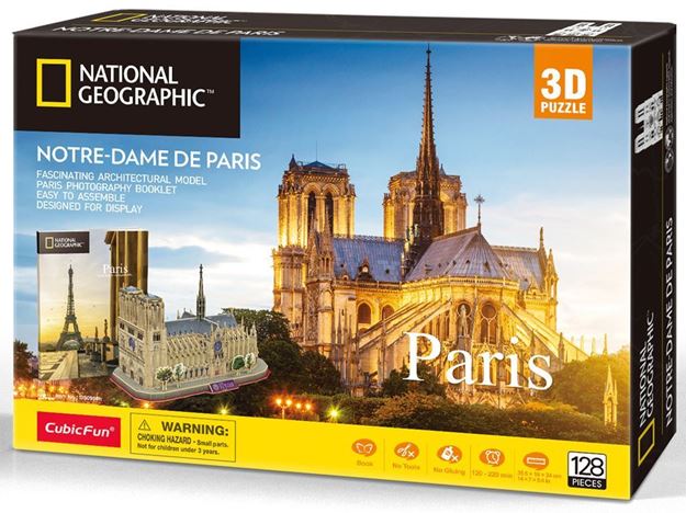 Puzzle 3D - National Geographic - Notre-Dame de Paris | CubicFun - 2