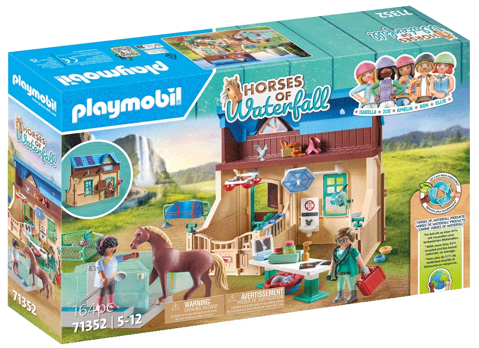 Set jucarii - Horses of Waterfall - Centru veterinar si de terapie | Playmobil - 7 | YEO