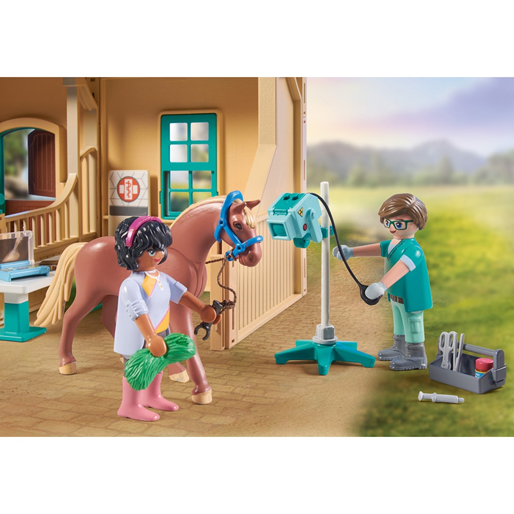 Set jucarii - Horses of Waterfall - Centru veterinar si de terapie | Playmobil - 2 | YEO