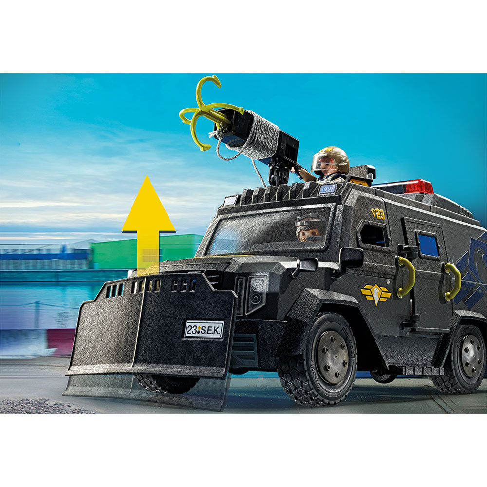 Set jucarii - City Action - Vehiculul de teren al echipei SWAT | Playmobil - 4