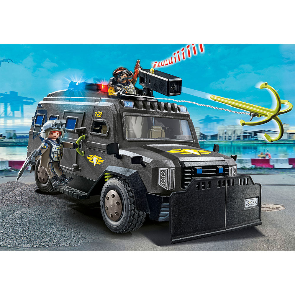 Set jucarii - City Action - Vehiculul de teren al echipei SWAT | Playmobil - 1