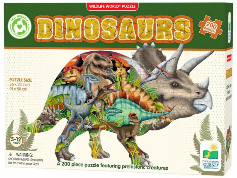 Puzzle - Dinozauri - 200 piese | The Learning Journey